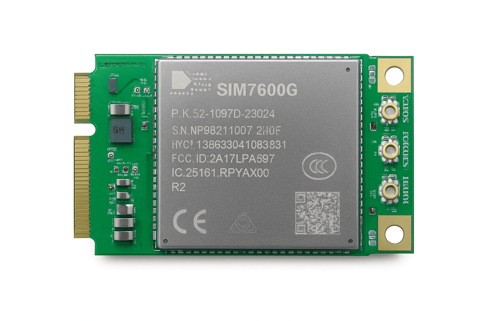 SIM7600G-H R2 Mini PCIe 4G LTE CAT4 Module Global Version-Package 3