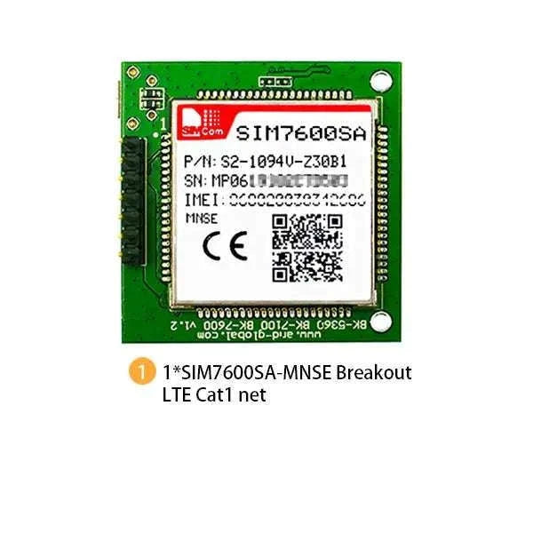 SIM7600SA-MNSE LTE Cat1 4G Mini Core Board with GNSS-With GPS 4G antennas