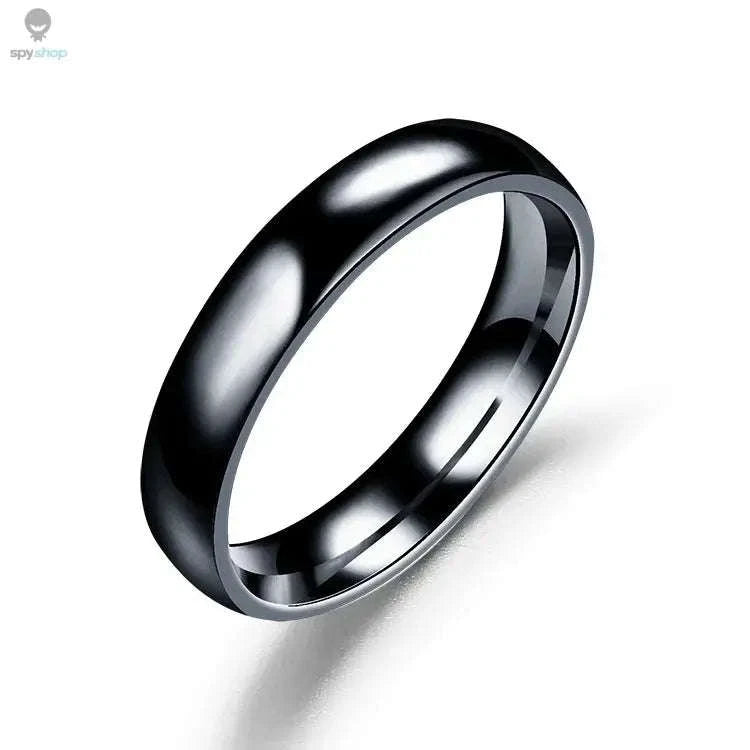 Simple 6mm Titanium Ring - Hypoallergenic Wedding Band-Rose Gold / 7
