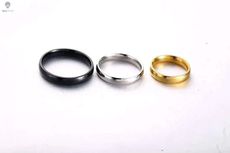 Simple 6mm Titanium Ring - Hypoallergenic Wedding Band-Rose Gold / 7