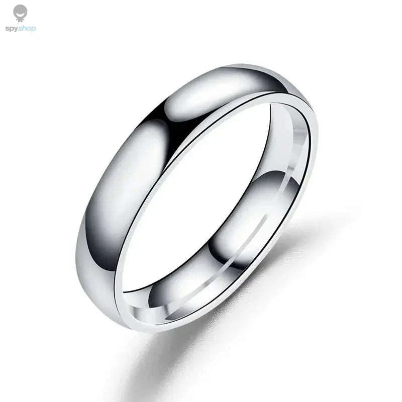 Simple 6mm Titanium Ring - Hypoallergenic Wedding Band-Rose Gold / 7
