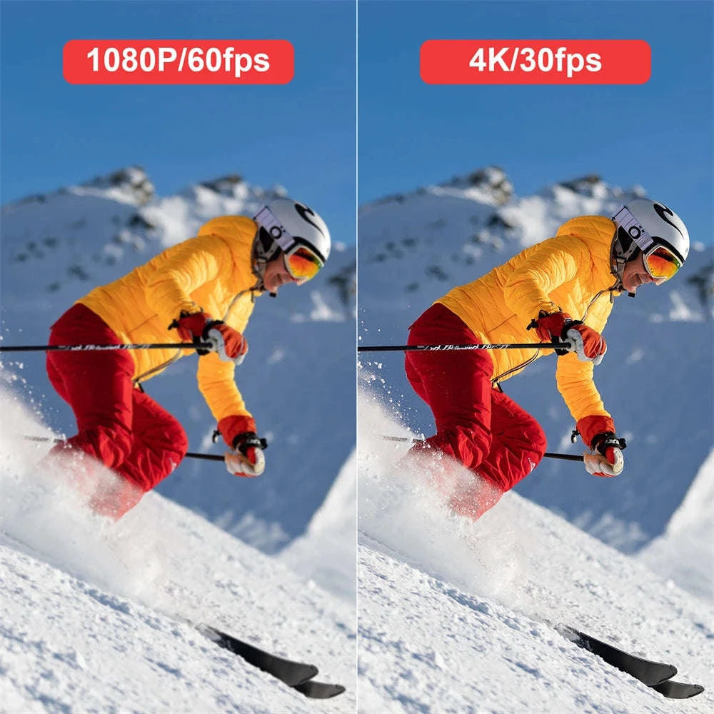 SJCAM C100 Plus 4K Action Camera-C100 Plus Black / Standard