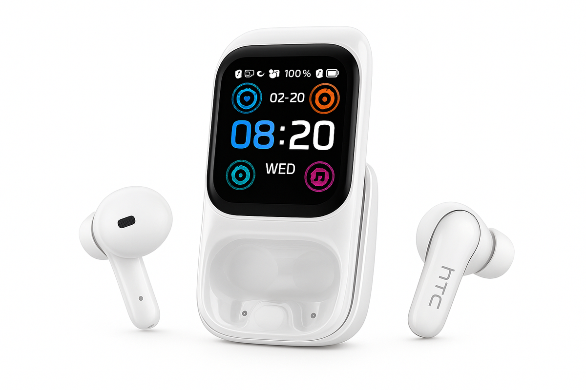 Sliding Cover Bluetooth Wireless Earbuds with ANC and AI Translation