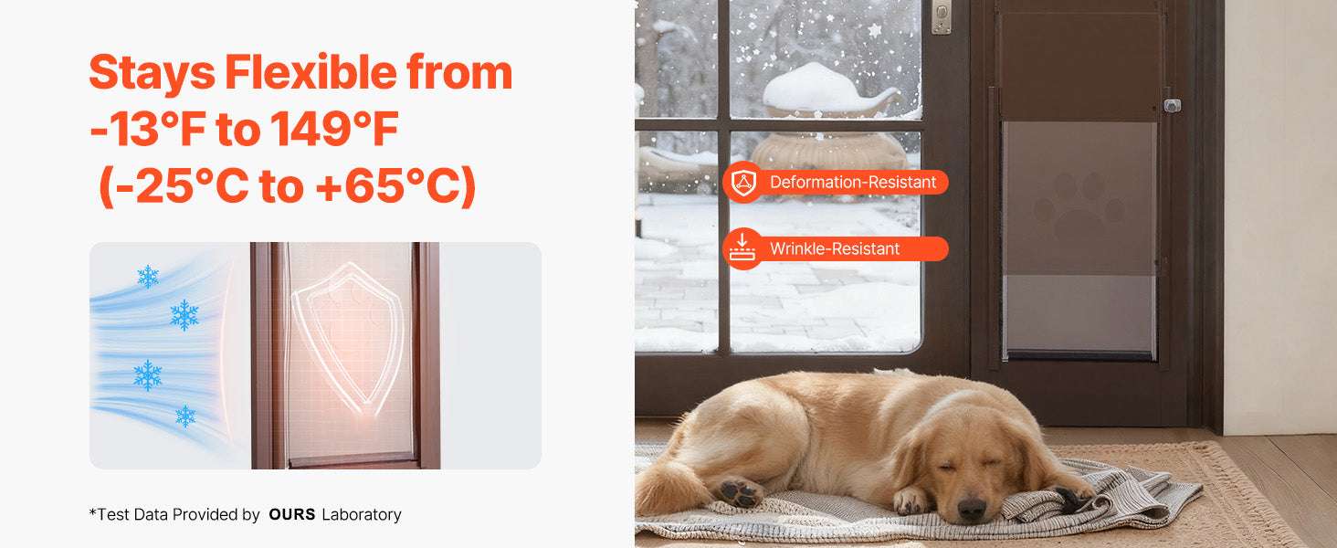 Sliding Glass Dog Door with Lock – Adjustable Aluminum Pet Panel-75 to 81in L / United States