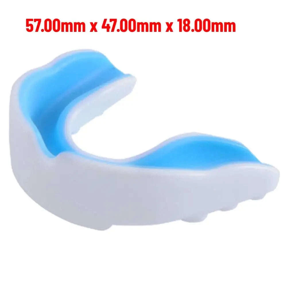 Slim Fit Sports Mouth Guard for Boxing Football Hockey (1–4 Pack)-1X Black white / China Mainland