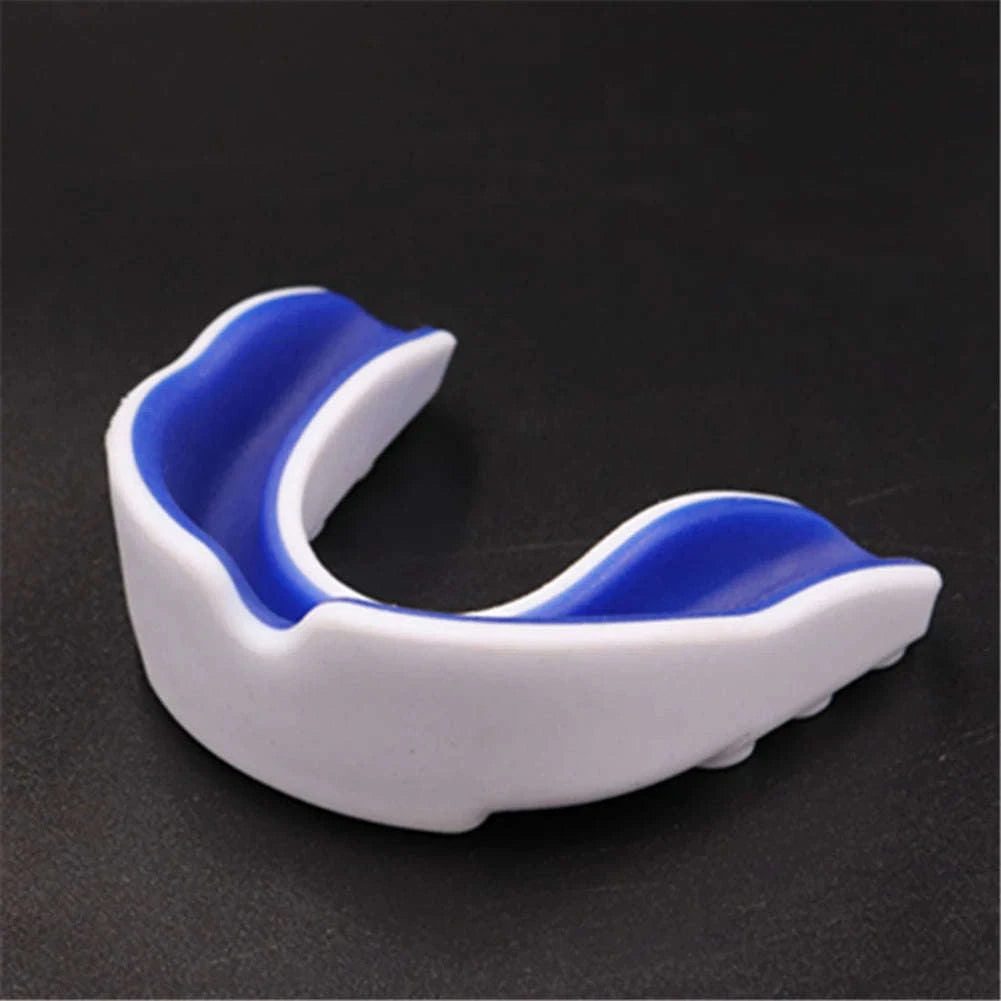 Slim Fit Sports Mouth Guard for Boxing Football Hockey (1–4 Pack)-1X Black white / China Mainland