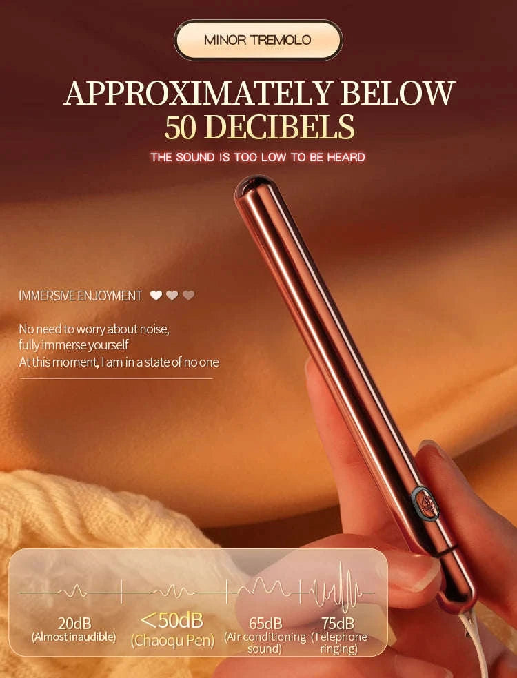 Slim Vibrator Stainless Steel Mini Stimulator-ChaoQu Pen