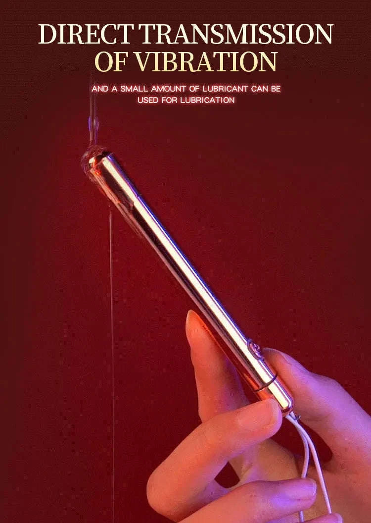Slim Vibrator Stainless Steel Mini Stimulator-ChaoQu Pen