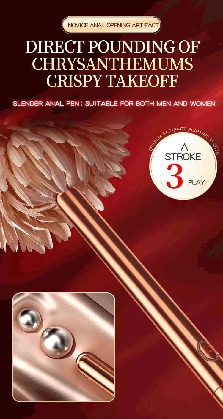 Slim Vibrator Stainless Steel Mini Stimulator-ChaoQu Pen