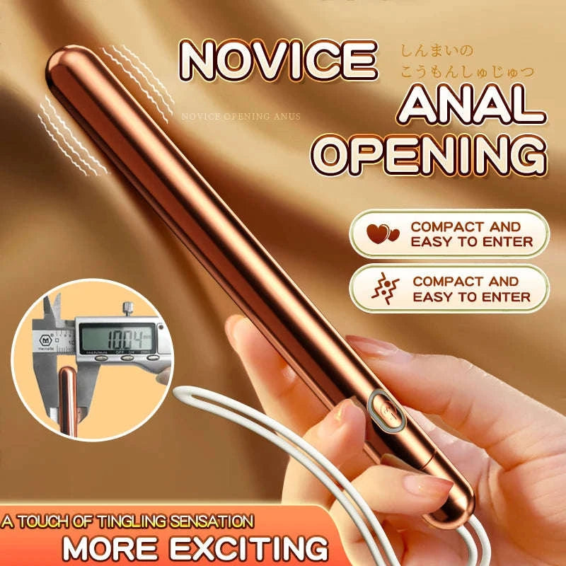 Slim Vibrator Stainless Steel Mini Stimulator-ChaoQu Pen