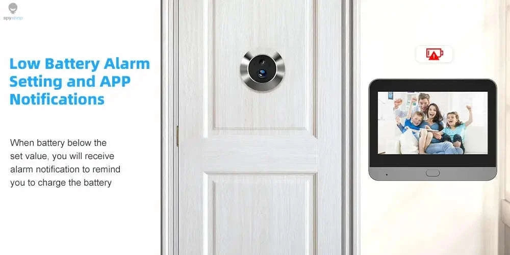 Smart 3MP Digital Peephole Camera with Wireless Door Viewer-Door Camera