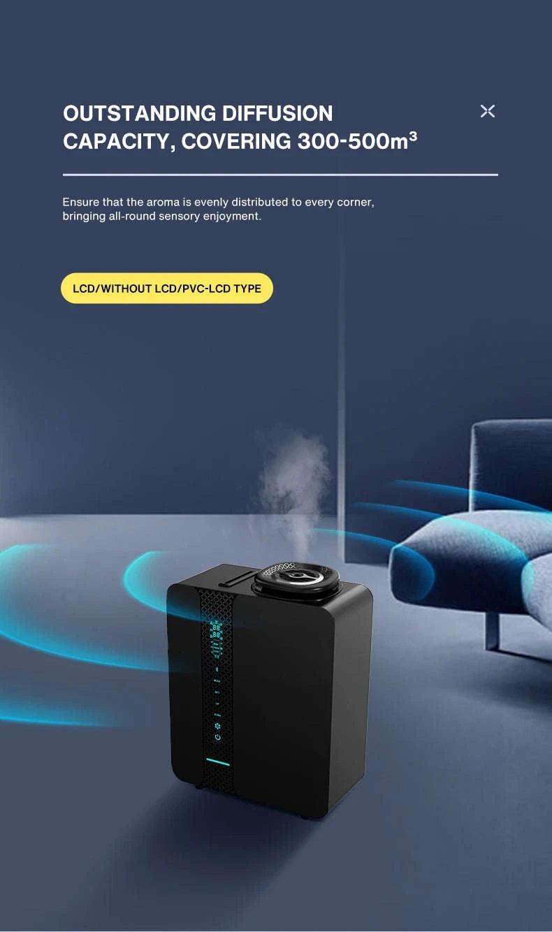 Smart Aroma Diffuser 200ml for Homes and Large Spaces-BLACK Bluetooth WIFI / US / United States