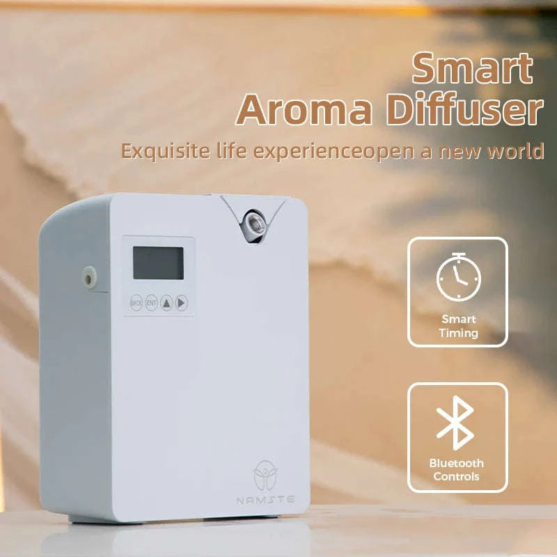 Smart Aroma Diffuser with App, Bluetooth Control and Quiet Mist-067-Black / US / United States