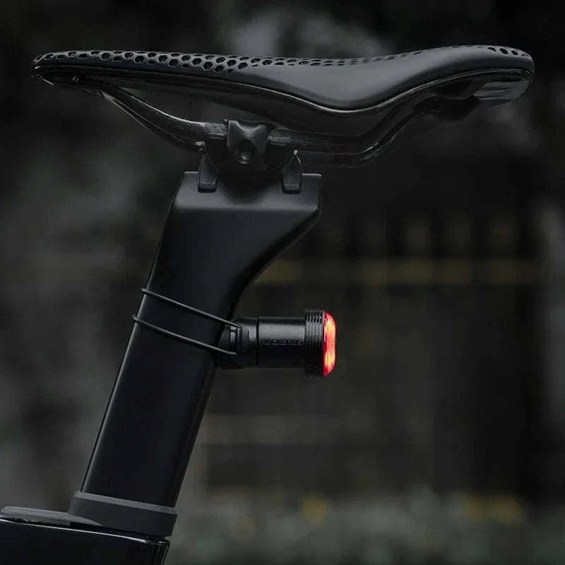 Smart Auto Brake Sensing Bike Tail Light USB Rechargeable IPX6-Q0