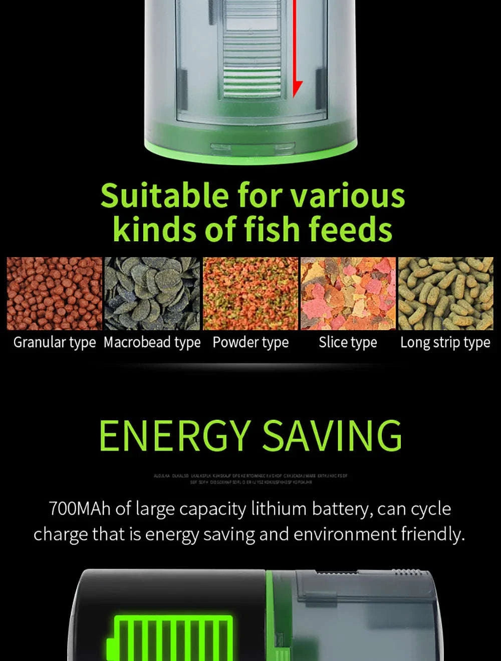 Smart Automatic Fish Feeder with Digital Timer-AF-2019B