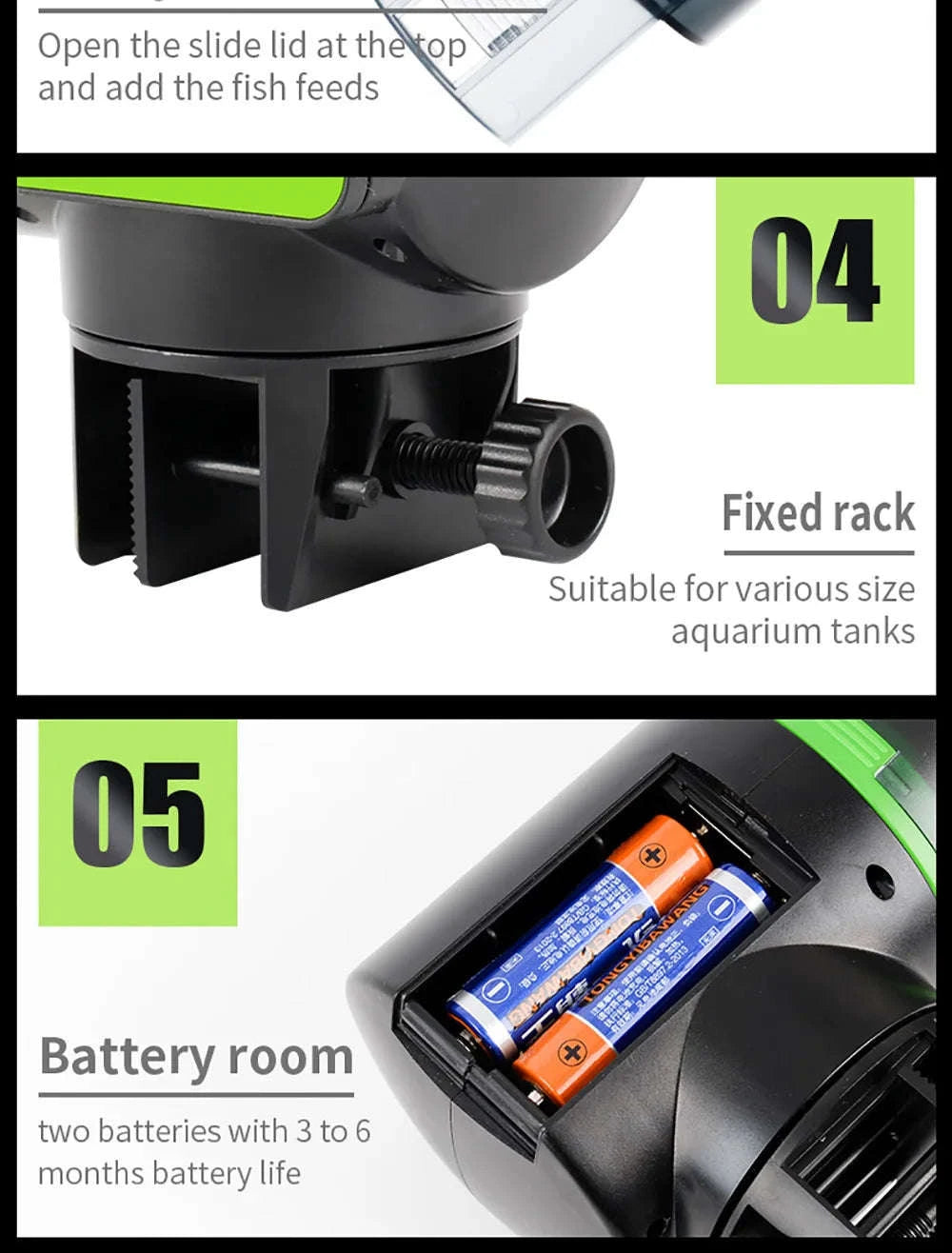 Smart Automatic Fish Feeder with Digital Timer-AF-2019B