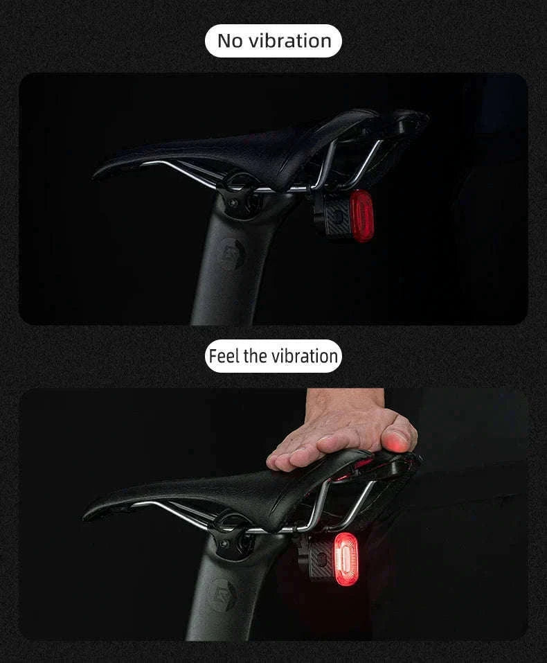 Smart Bicycle Brake Light with Auto Stop & USB-C Rechargeable-Q2