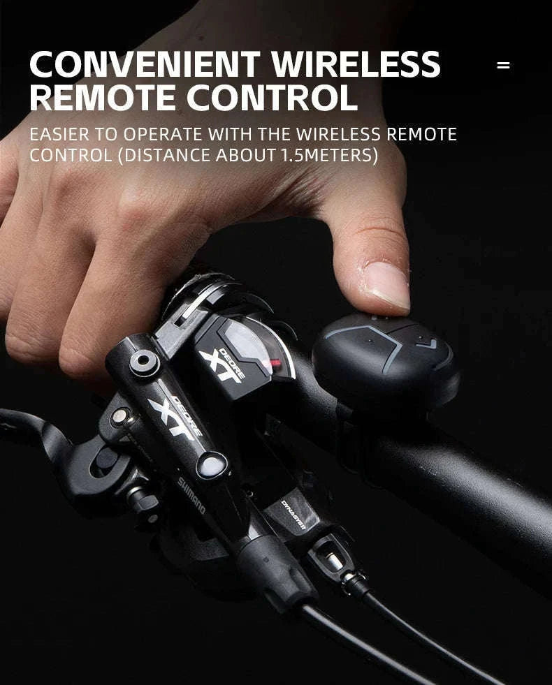 Smart Bicycle Tail Light with Brake Sensor, USB-C, IPX6 Waterproof-REX01