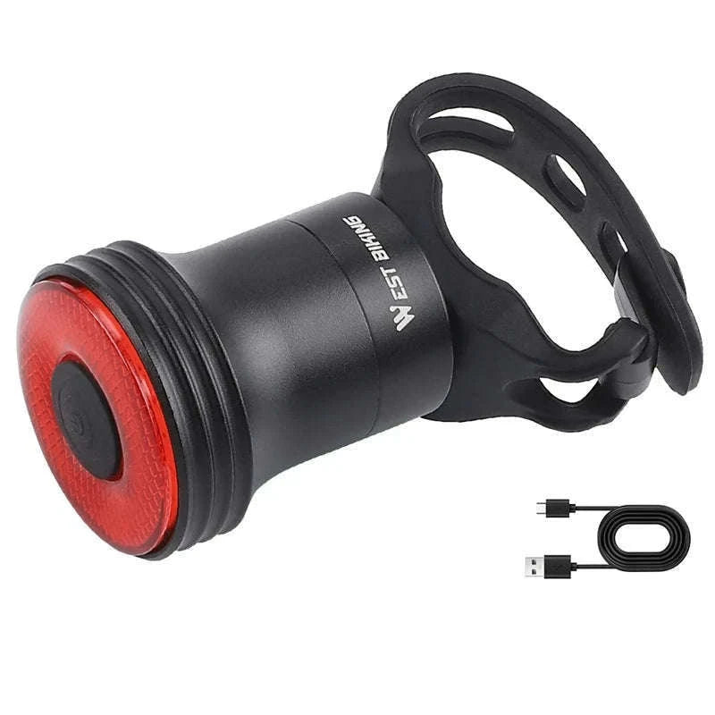 Smart Bike Tail Light with Auto Sensing for Safer Rides-0701367 A Style