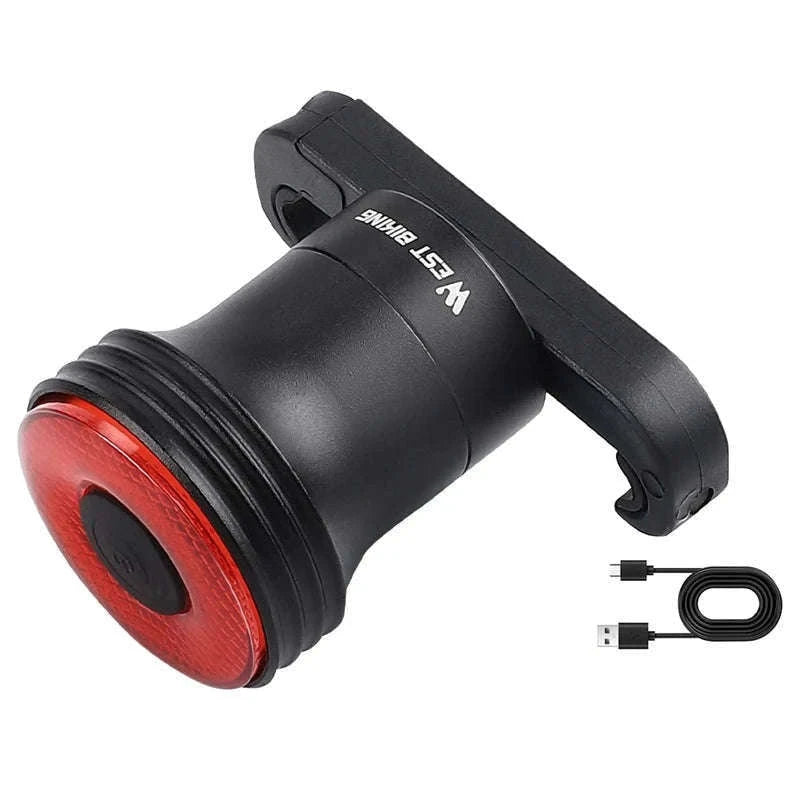 Smart Bike Tail Light with Auto Sensing for Safer Rides-0701367 A Style