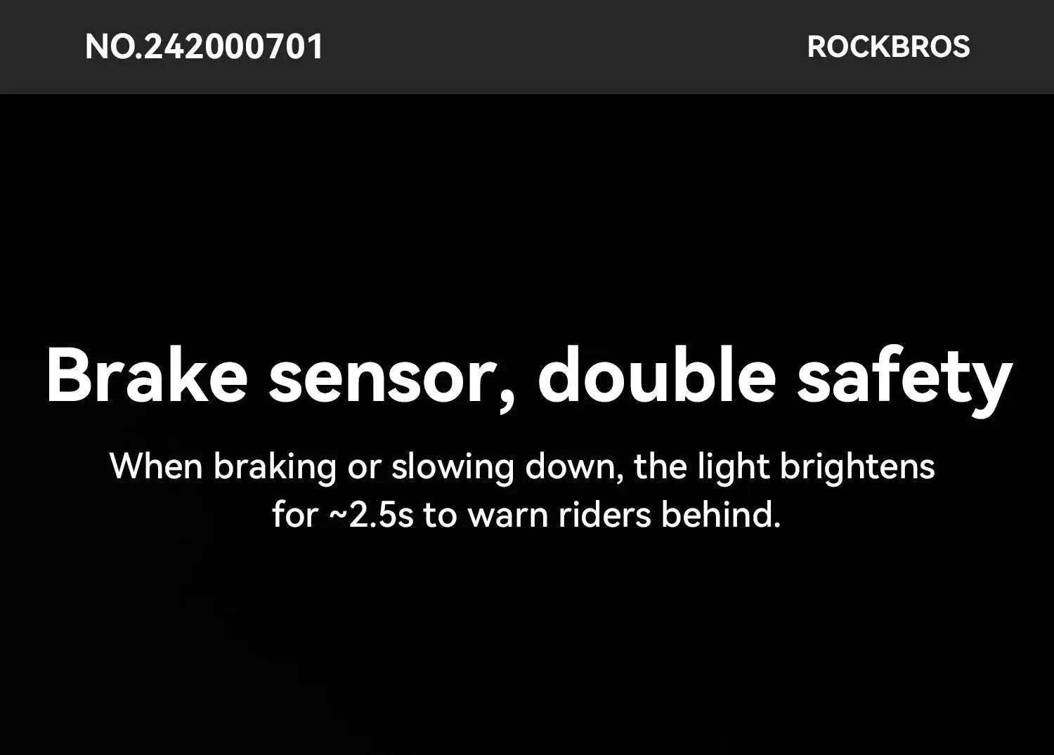 Smart Bike Tail Light with Brake Sensing & IPX6 Waterproof-Q1Ultra