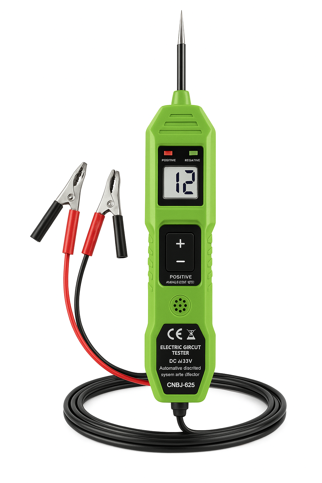 Intelligenter Auto-Circuit-Tester mit LED-Spannungsanzeige, USB betrieben, kompatibel mit 3,5-36V DC
