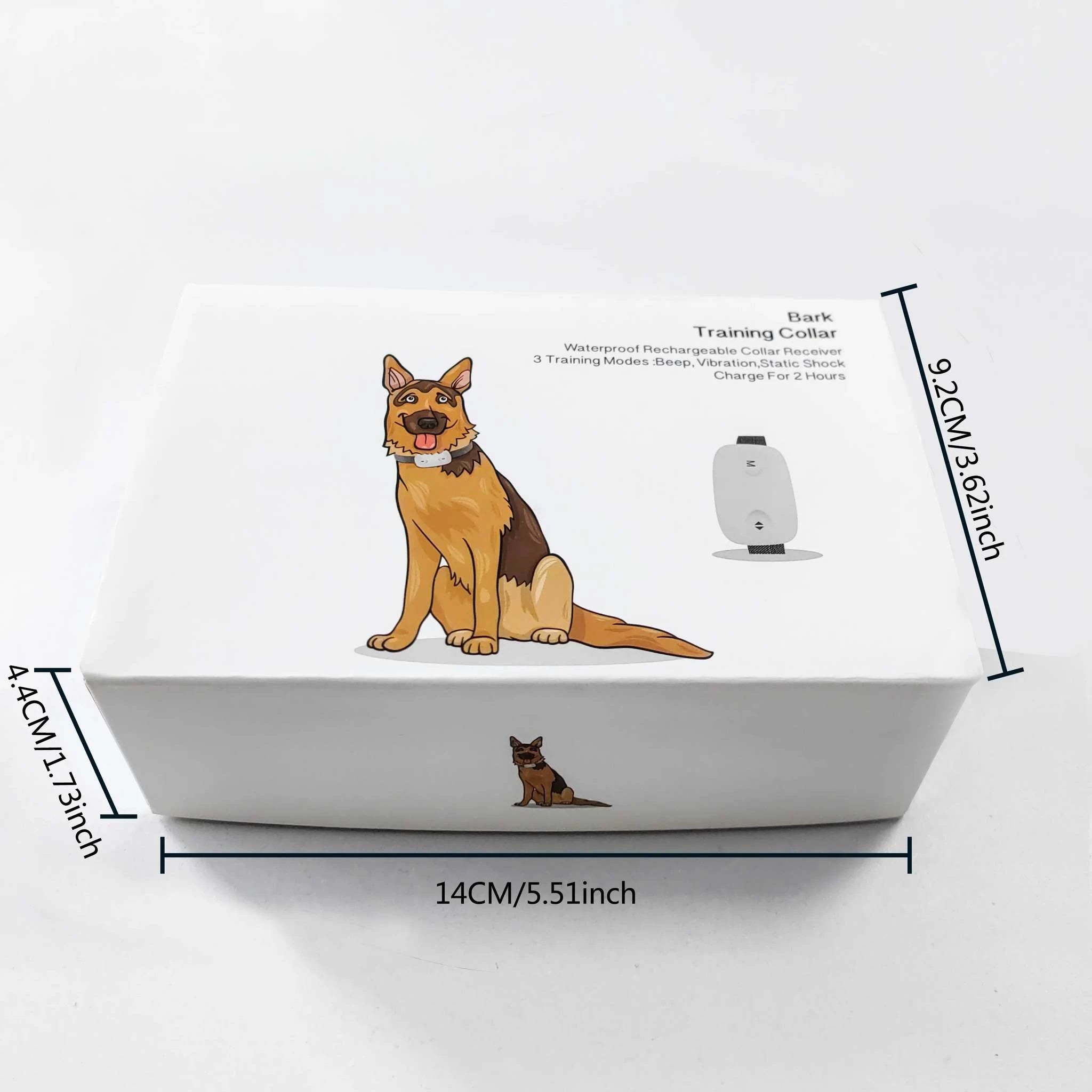 Smart Dog Bark Collar with 8 Sensitivity Levels Rechargeable-black