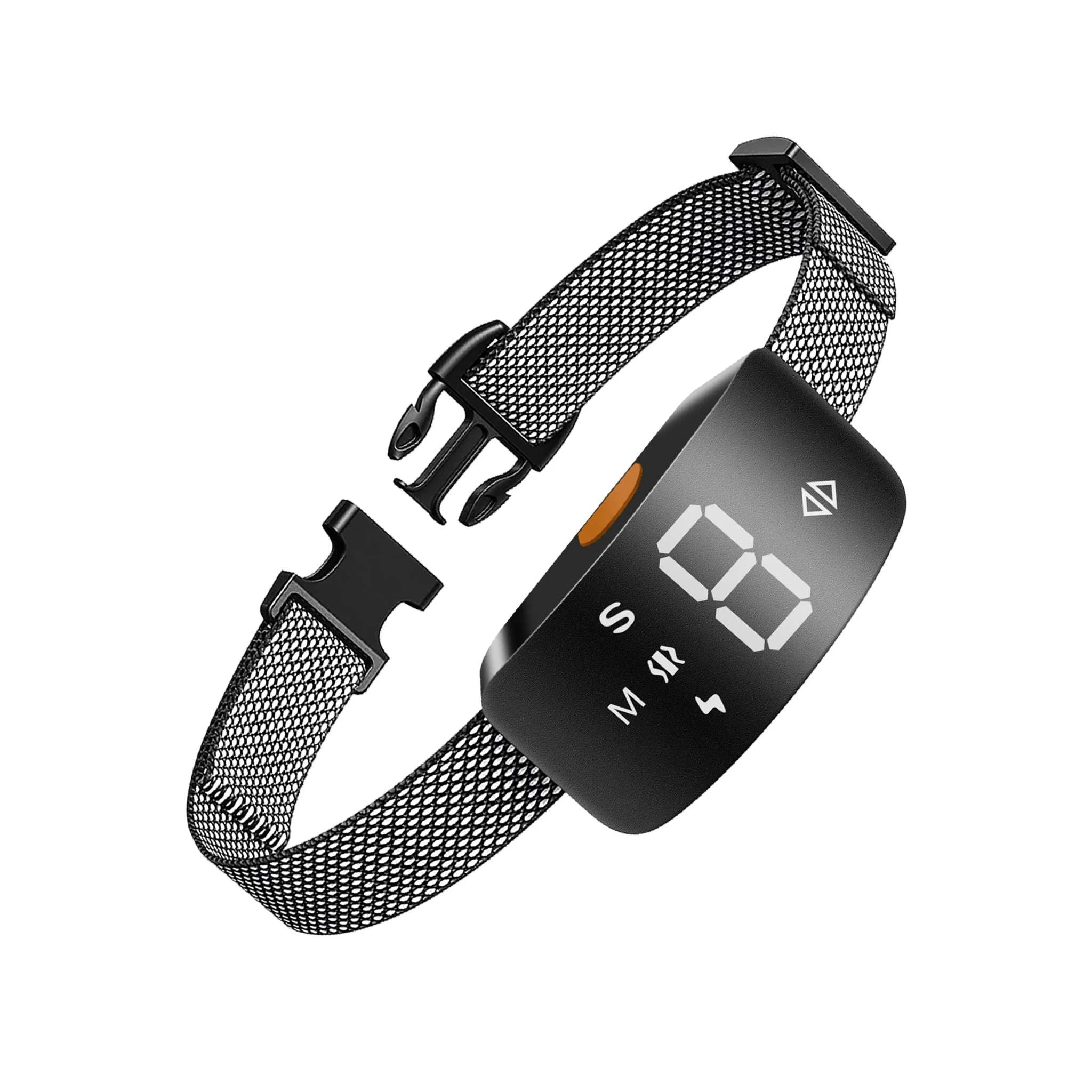 Smart Dog Bark Collar with 8 Sensitivity Levels Rechargeable-black