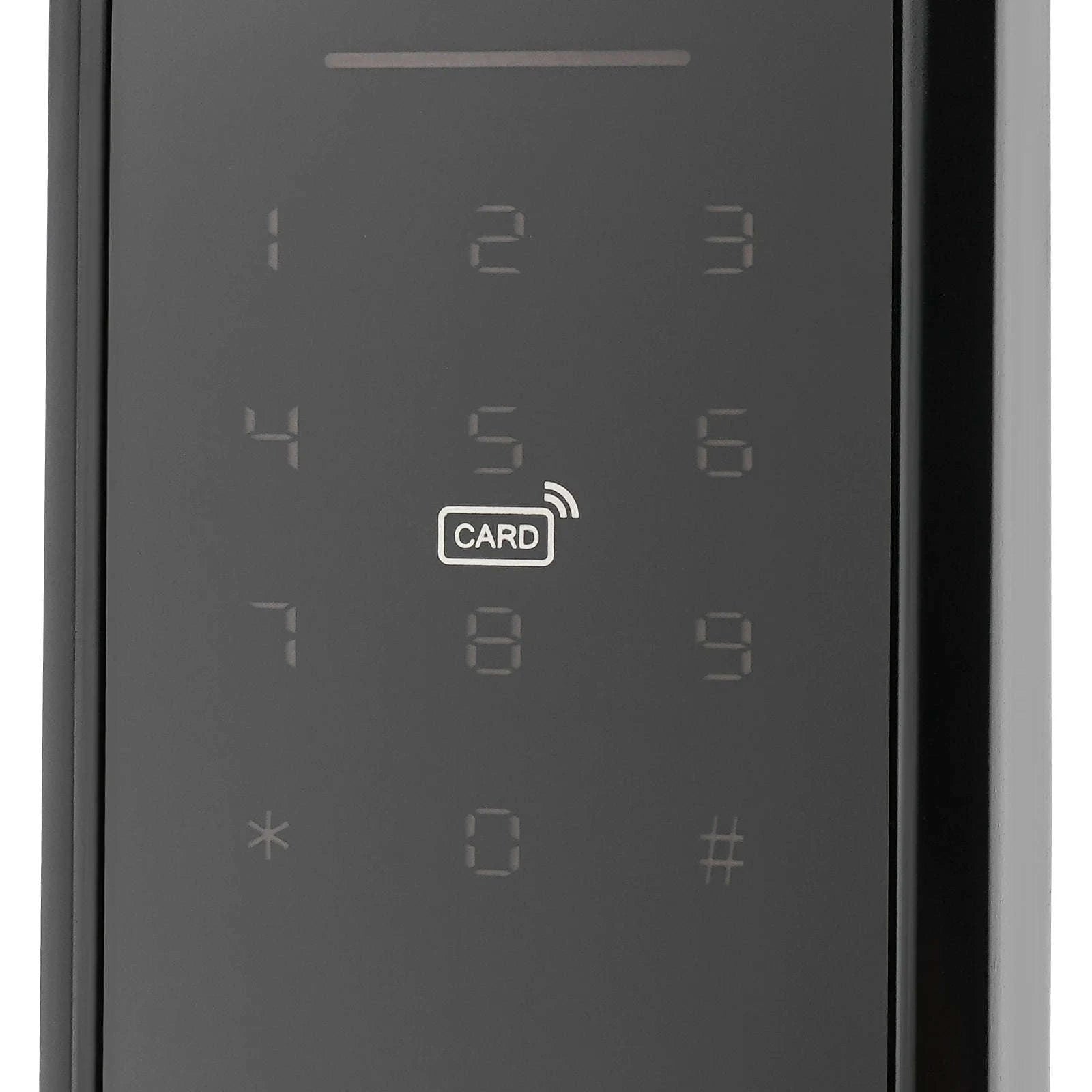 Smart Door Lock with 5 Unlock Methods for Home & Office-black / GERMANY