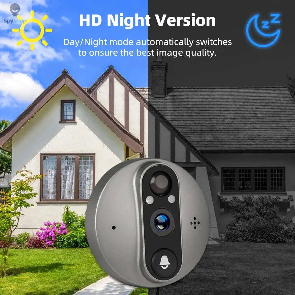 Smart Doorbell Camera – 3MP WiFi Video Doorbell with Monitor and Night Vision-PD8A Door Cam 32G