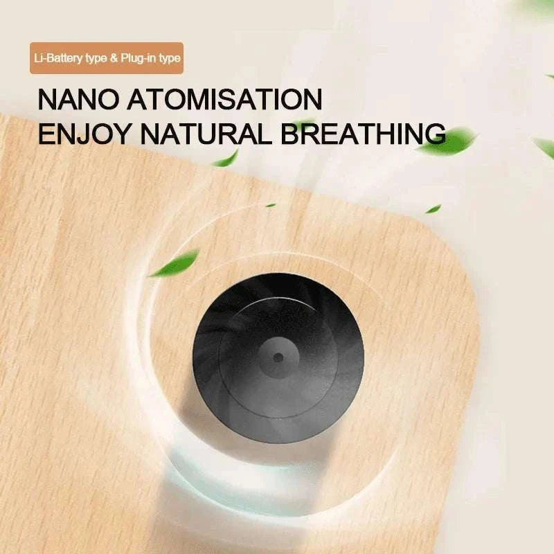 Smart Essential Oil Diffuser 120ml Quiet Aromatherapy Machine-111-Silver-UK / China Mainland