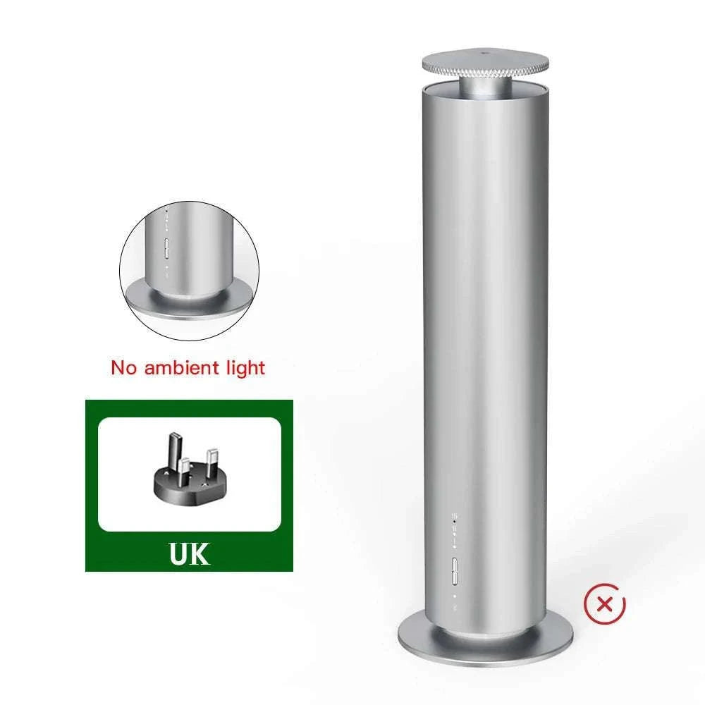 Smart Essential Oil Diffuser 120ml Quiet Aromatherapy Machine-111-Silver-UK / China Mainland
