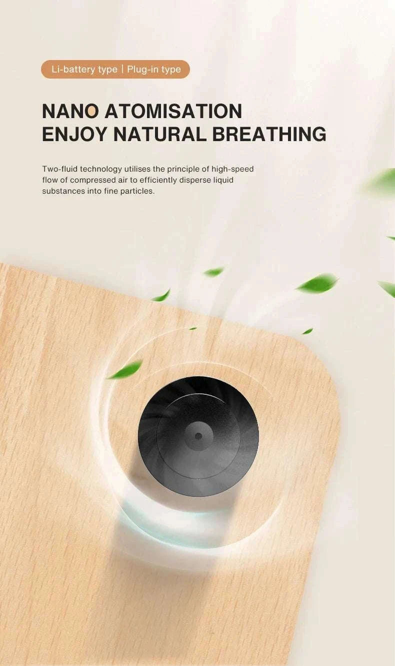 Smart Essential Oil Diffuser 120ml Quiet Aromatherapy Machine-111-Silver-UK / China Mainland