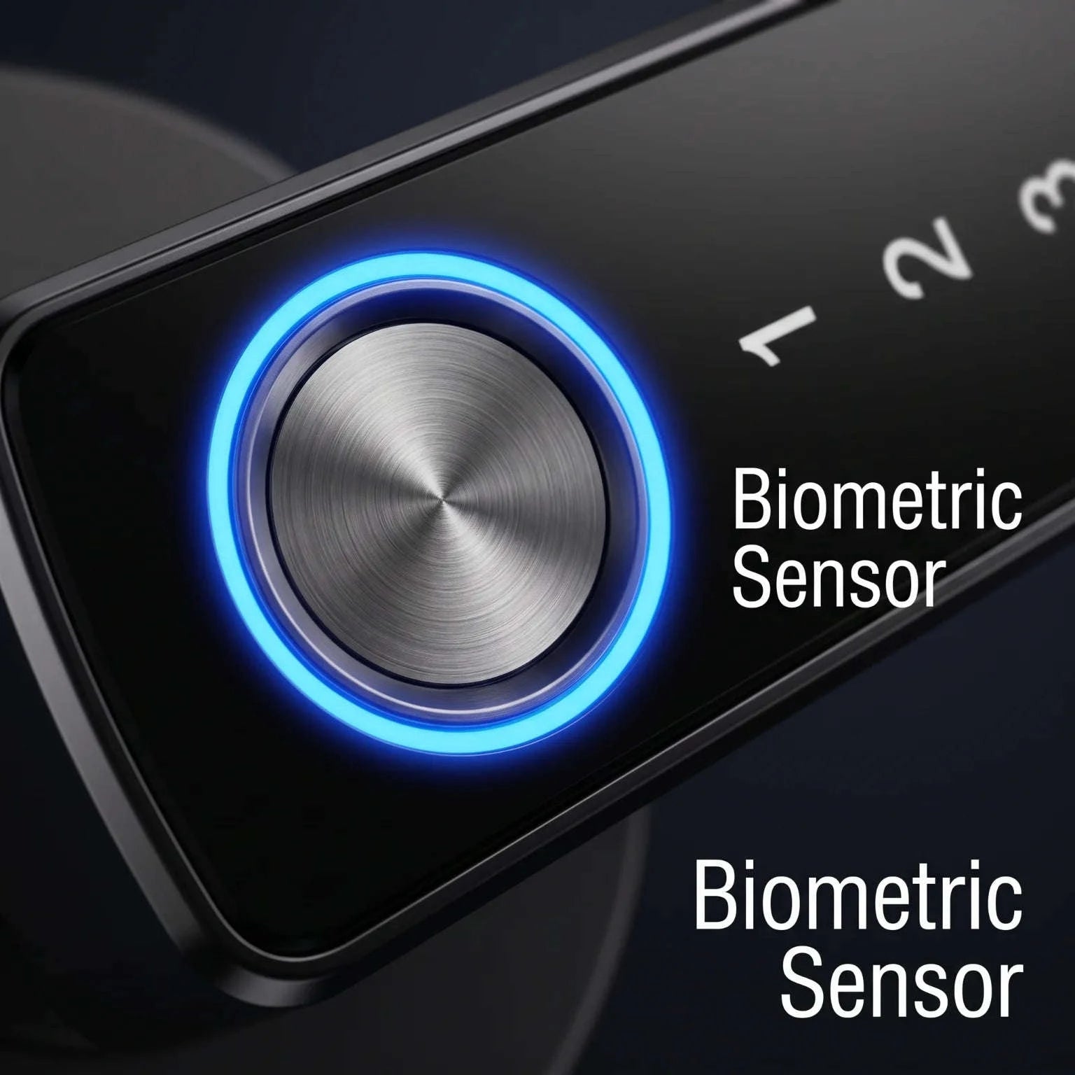 Smart Fingerprint Lever Lock with Password, IC Card and Key-United States