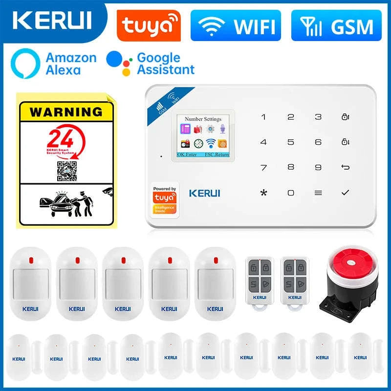 Smart Home Security Alarm System-Only Alarm Panel / US Plug