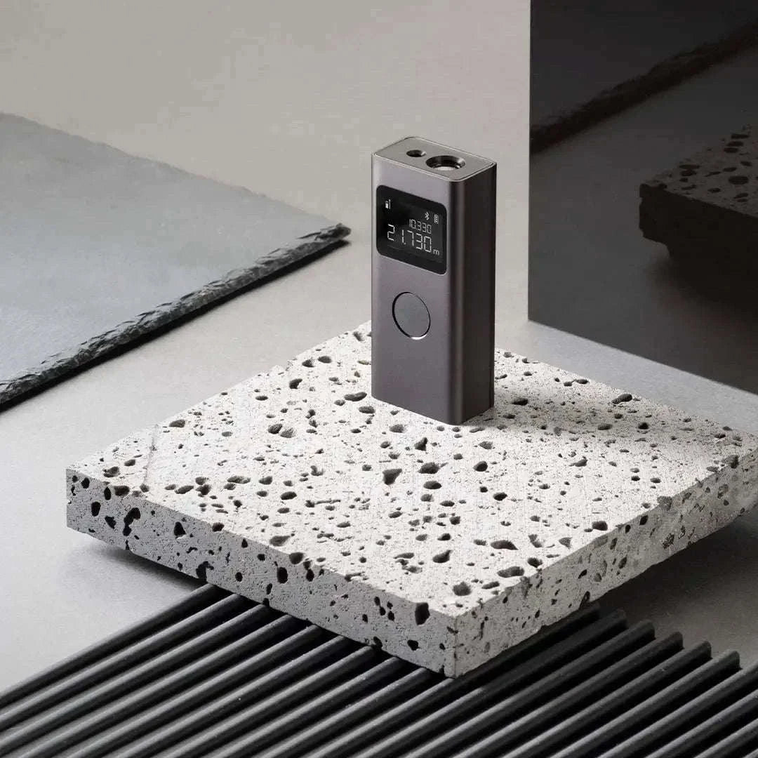 Smart Laser Distance Measure with App Control & LCD Display-GRAY