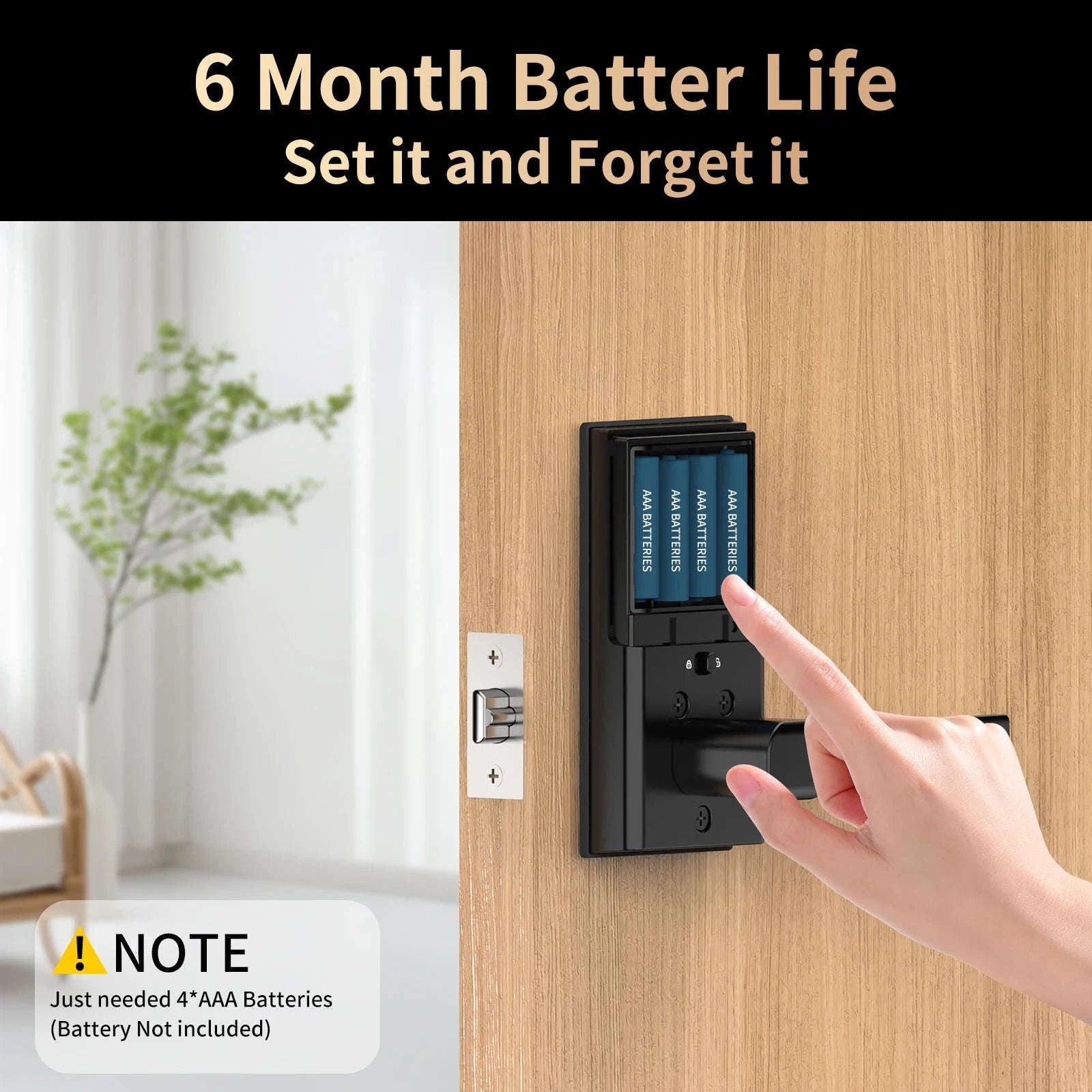 Smart Lock Fingerprint Door Lock with App Control and Keypad-United States
