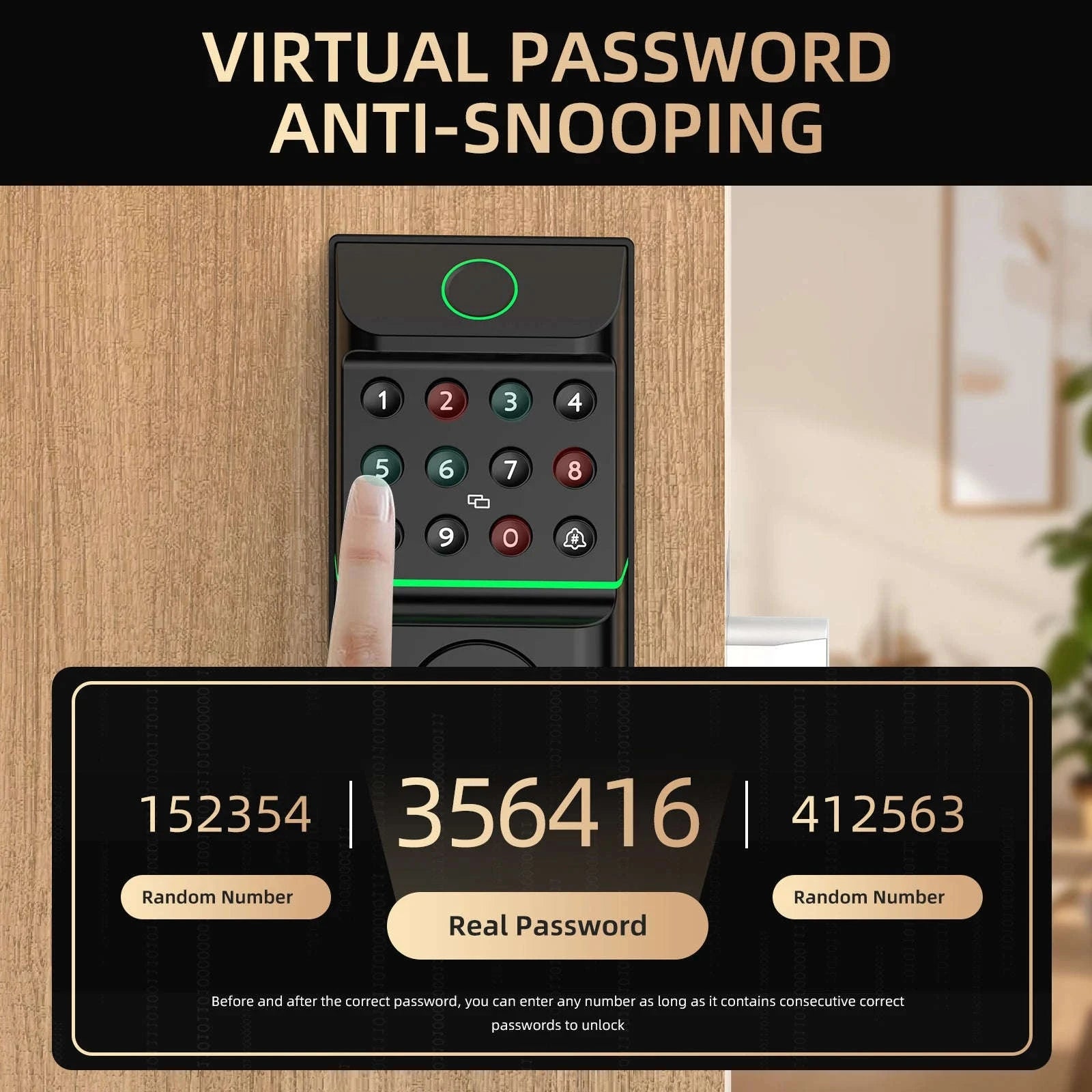 Smart Lock Keyless Entry Door Lock with Fingerprint and App Control-United States