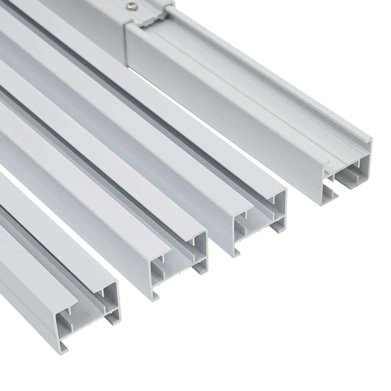Smart Motorized Curtain Track with Remote, Timer & Quiet 13ft Rail-White / United States