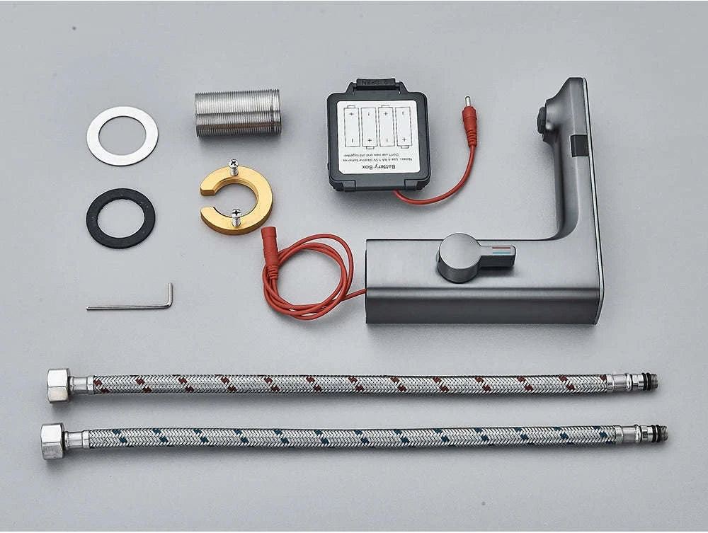 Smart Sensor Basin Faucet-Brushed Grey / CHINA