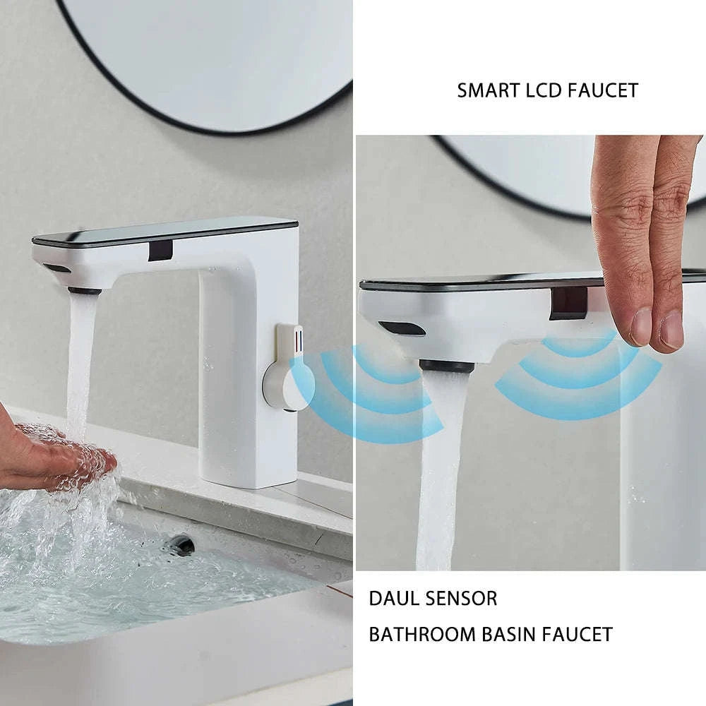 Smart Sensor Basin Faucet-Brushed Grey / CHINA
