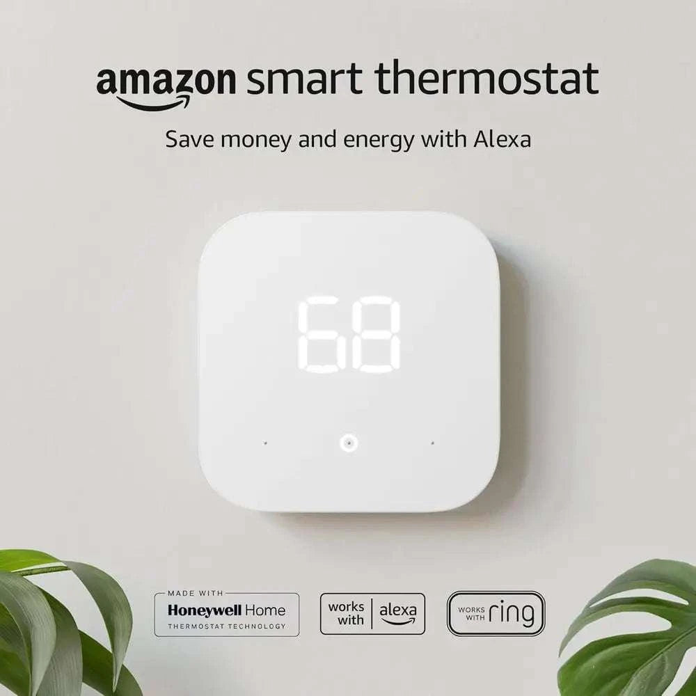 Smart Thermostat with C-Wire Adapter and Alexa Control-United States