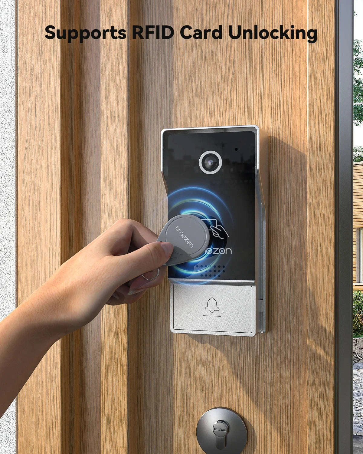 Smart Video Intercom 7" 1080P Screen-4 monitors 1doorbell / spain