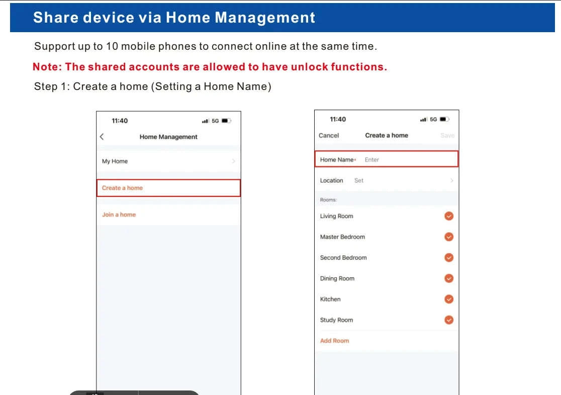 Smart Video Intercom 7" 1080P Screen-4 monitors 1doorbell / spain