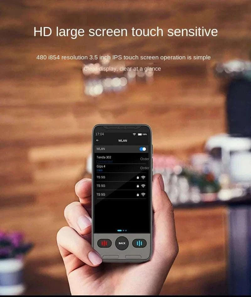 Smart Voice Translator with Touch Screen, HD Camera and Offline Mode-Grey / China Mainland