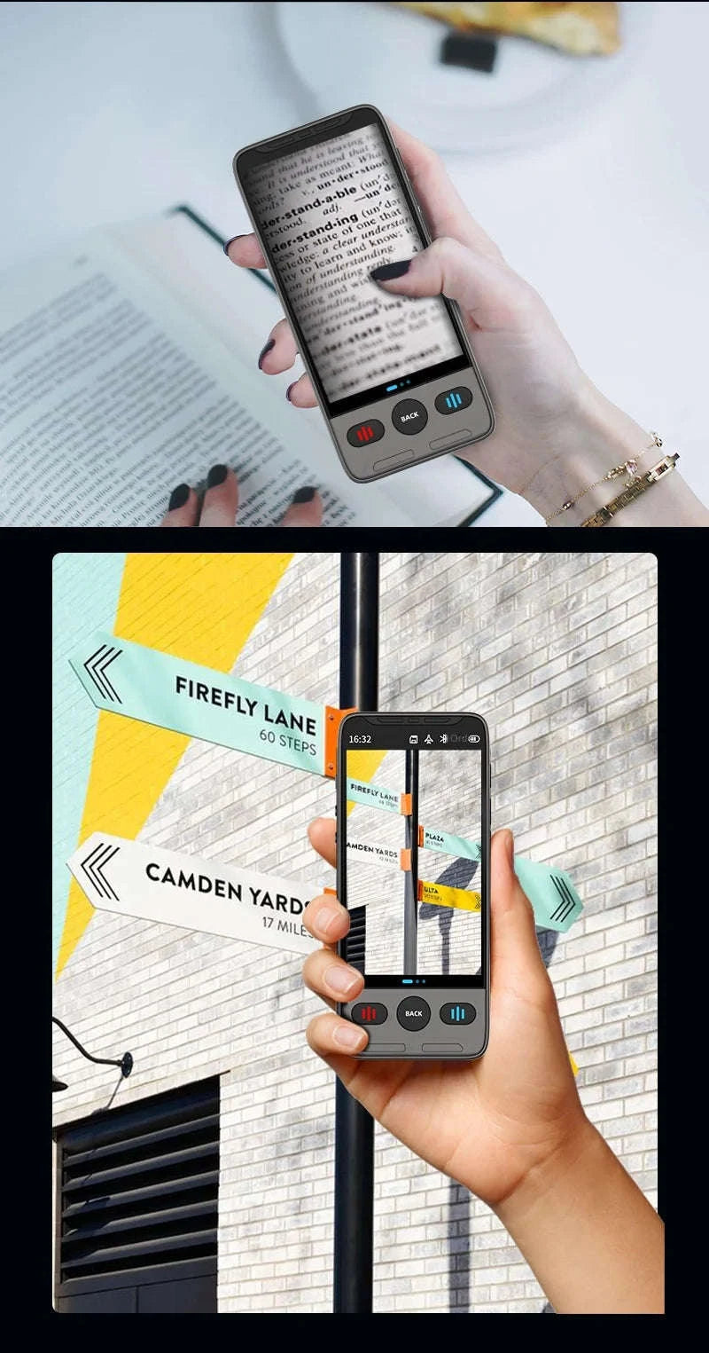 Smart Voice Translator with Touch Screen, HD Camera and Offline Mode-Grey / China Mainland