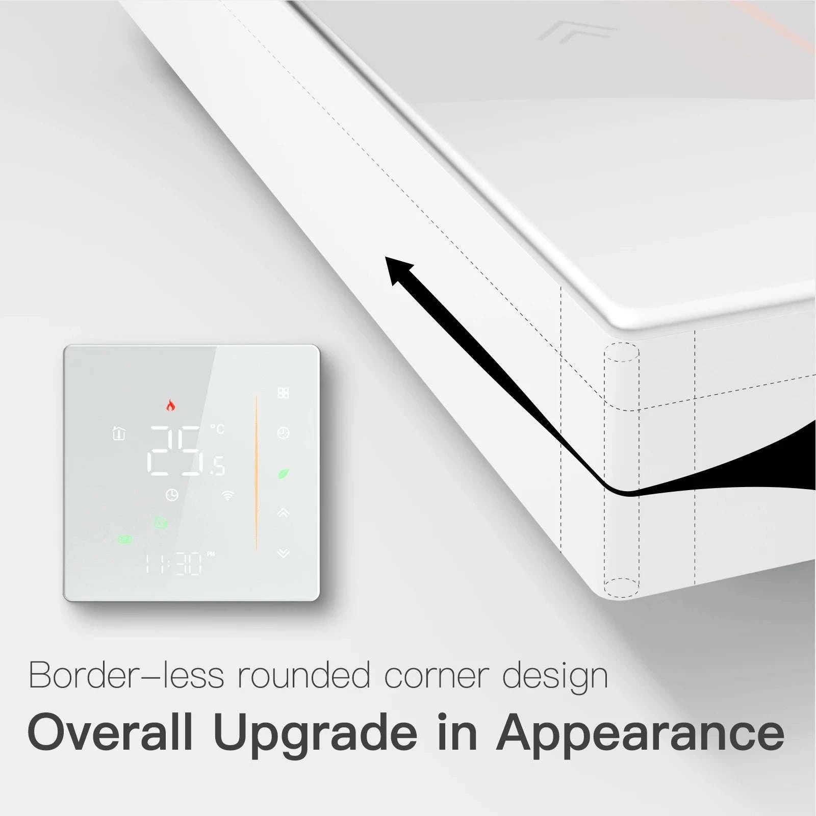 Smart Zigbee Thermostat for Floor & Boiler Heating-water heating white / MOES