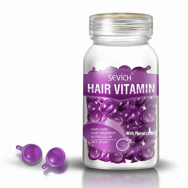 Smooth Silky Hair Vitamin Capsules with Keratin Complex-