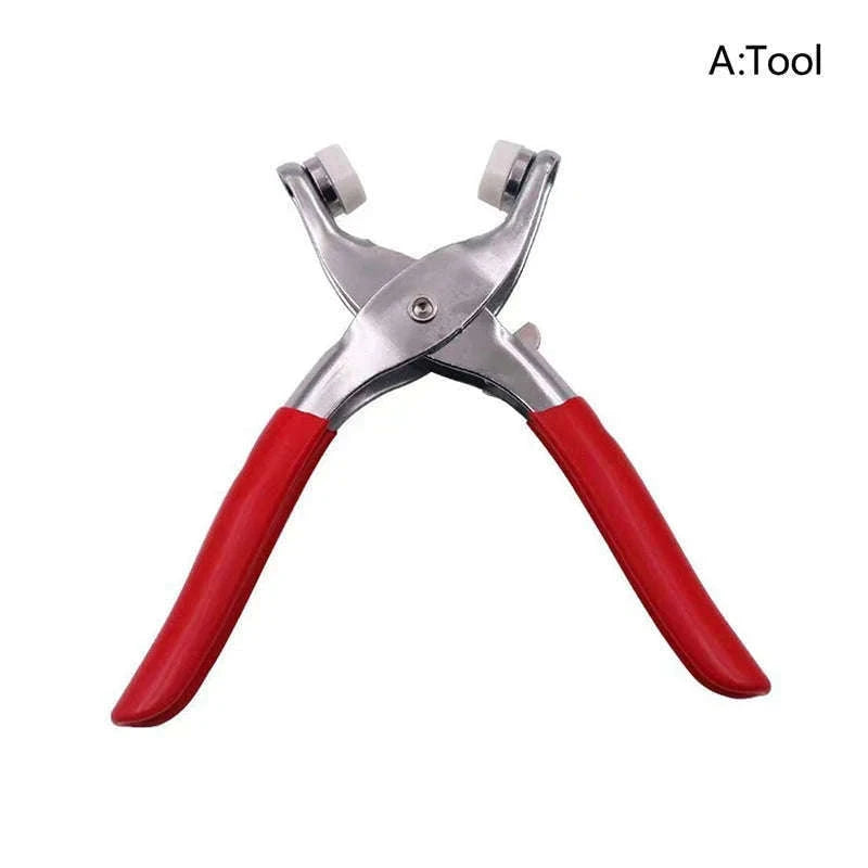 Snap Fasteners Pliers Set for Clean Clothing Repairs-100 Snaps Buttons