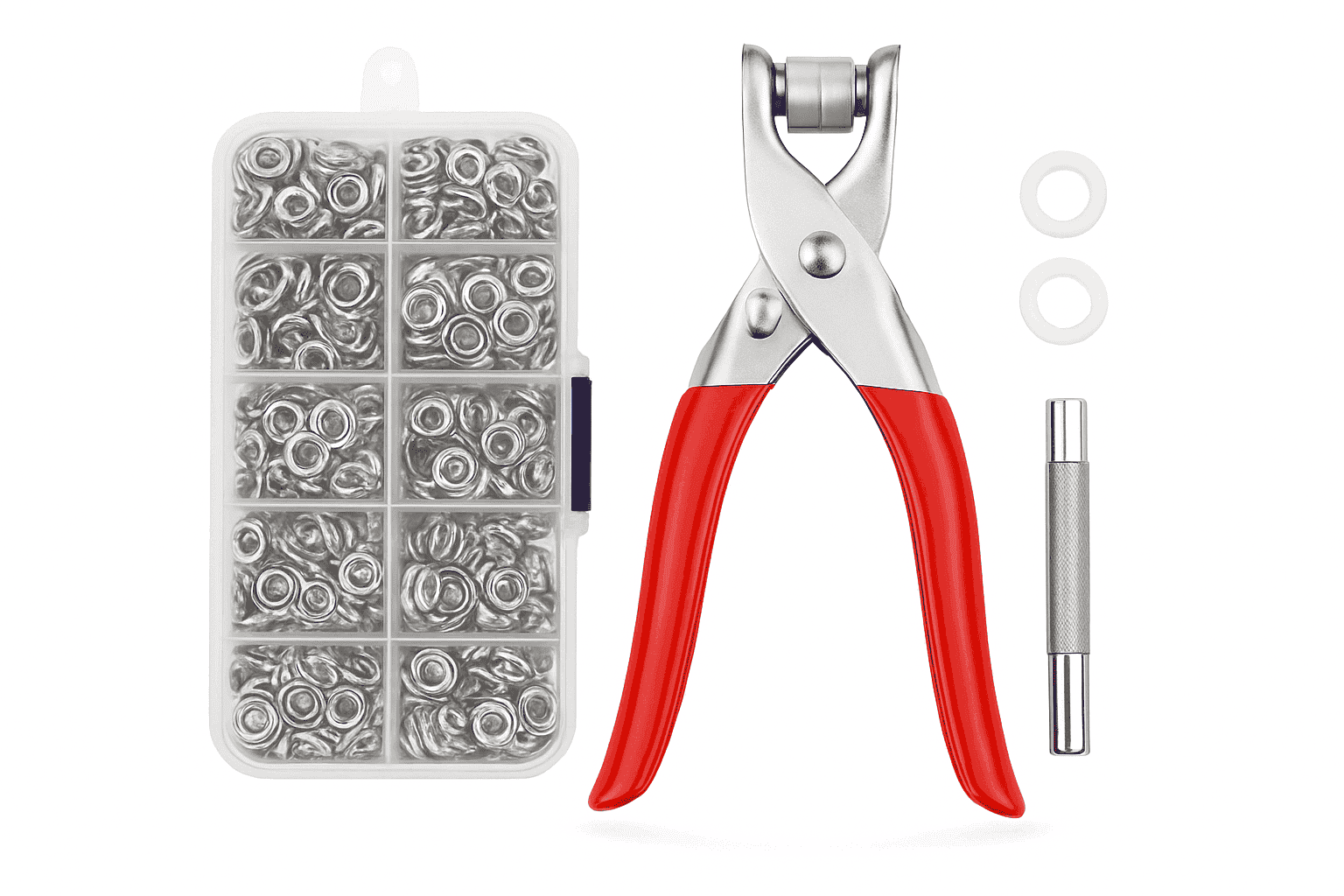 Snap Fasteners Pliers Set for Clean Clothing Repairs-100 Snaps Buttons